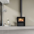 Salamandra a lenha Vista 80 Pé - ADF